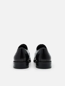 Leather Wingtip Oxford Shoes