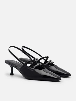 Maggie Leather Pumps