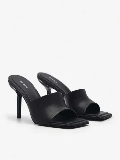 Maria Leather Heel Sandals