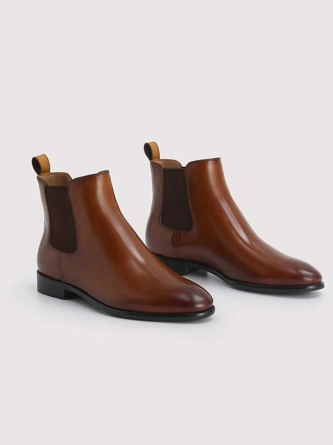 Meg Leather Chelsea Boots