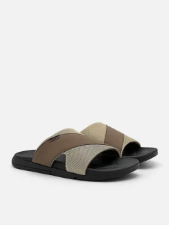Mesh Slide Sandals