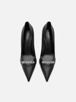 Mia Leather Heel Pumps