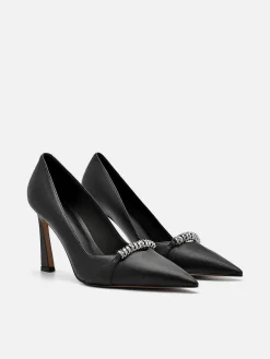 Mia Leather Heel Pumps