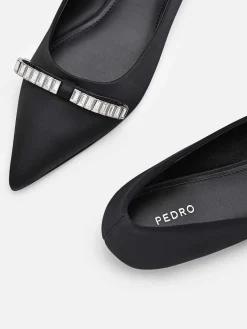 Mindy Satin Ballet Flats