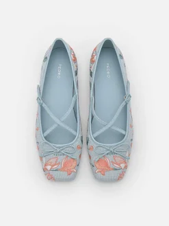 Nica Fabric Ballerina Flats