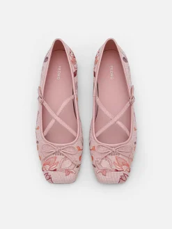 Nica Fabric Ballerina Flats