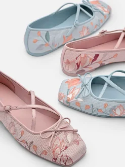 Nica Fabric Ballerina Flats
