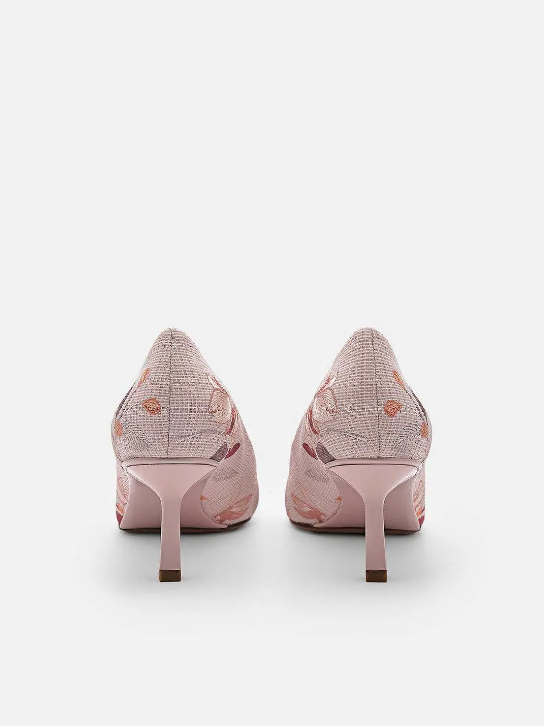 Nica Fabric Heel Pumps