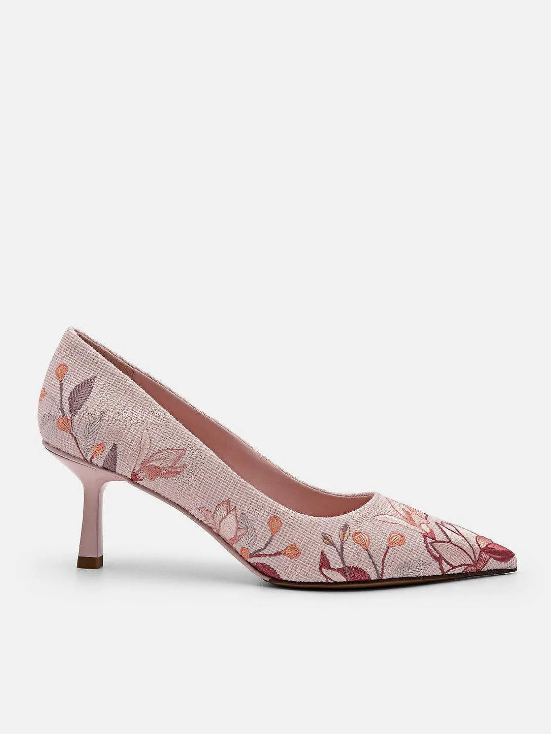 Nica Fabric Heel Pumps