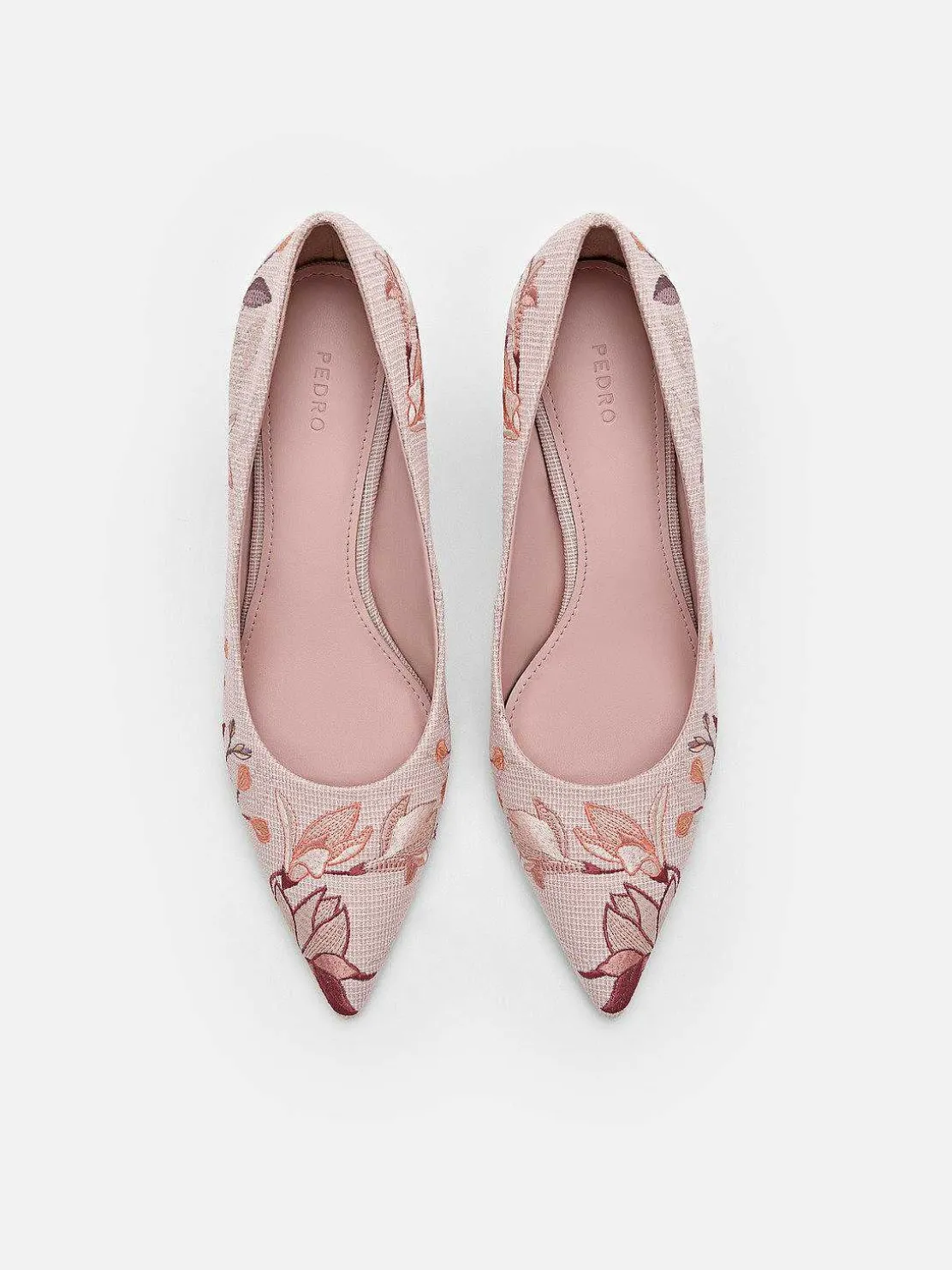 Nica Fabric Heel Pumps