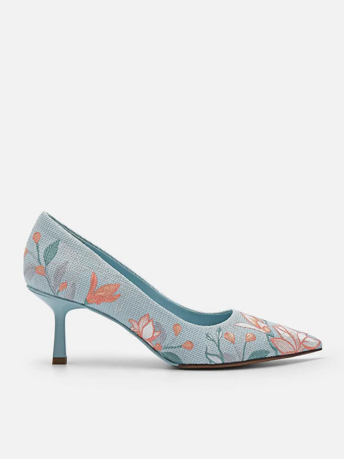Nica Fabric Heel Pumps