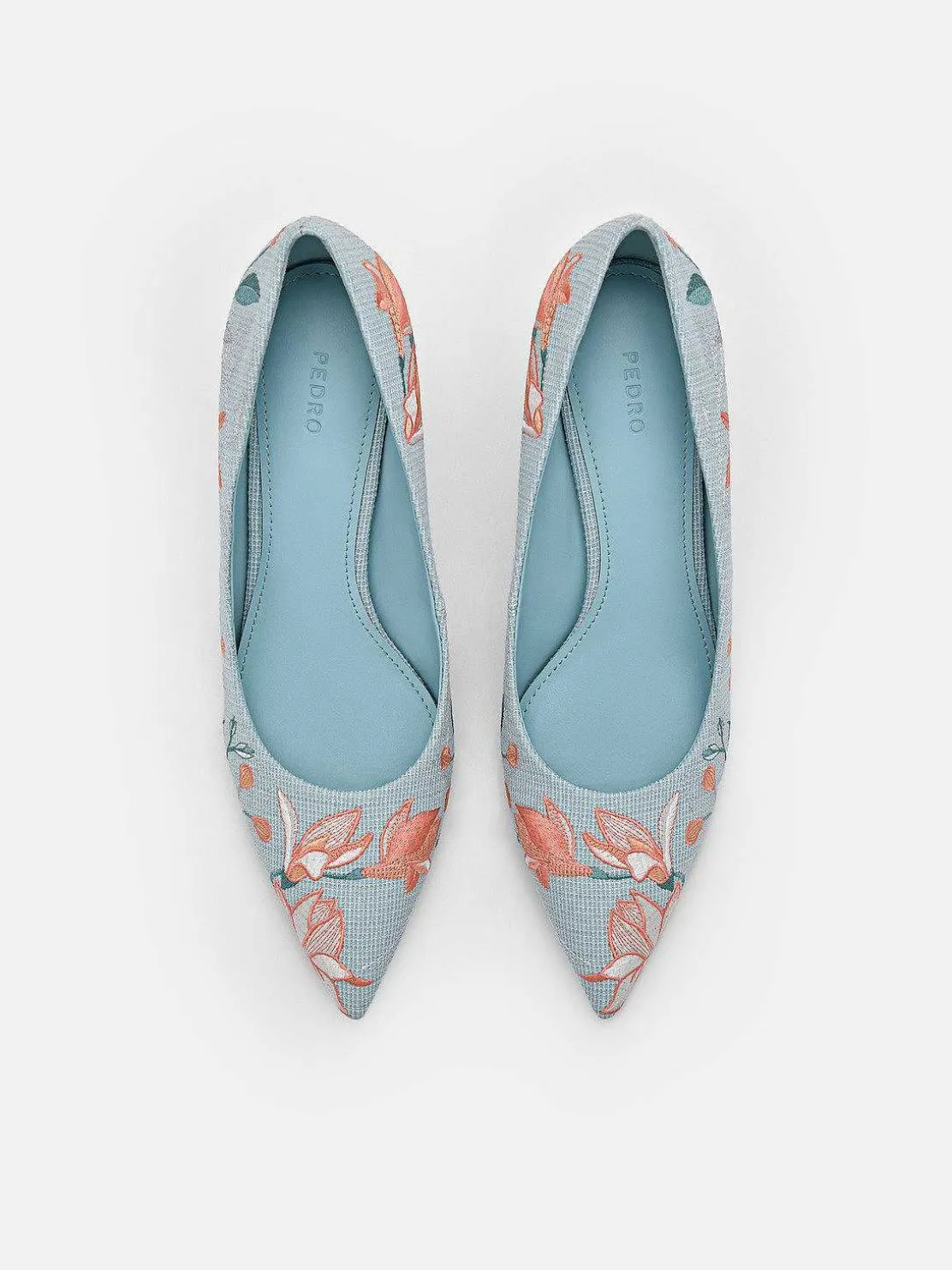 Nica Fabric Heel Pumps