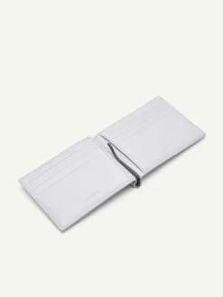 Oliver Leather Bi-Fold Card Holder With Money Clip
