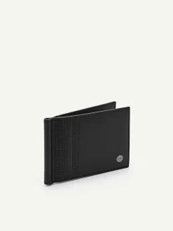 Oliver Leather Bi-Fold Card Holder With Money Clip