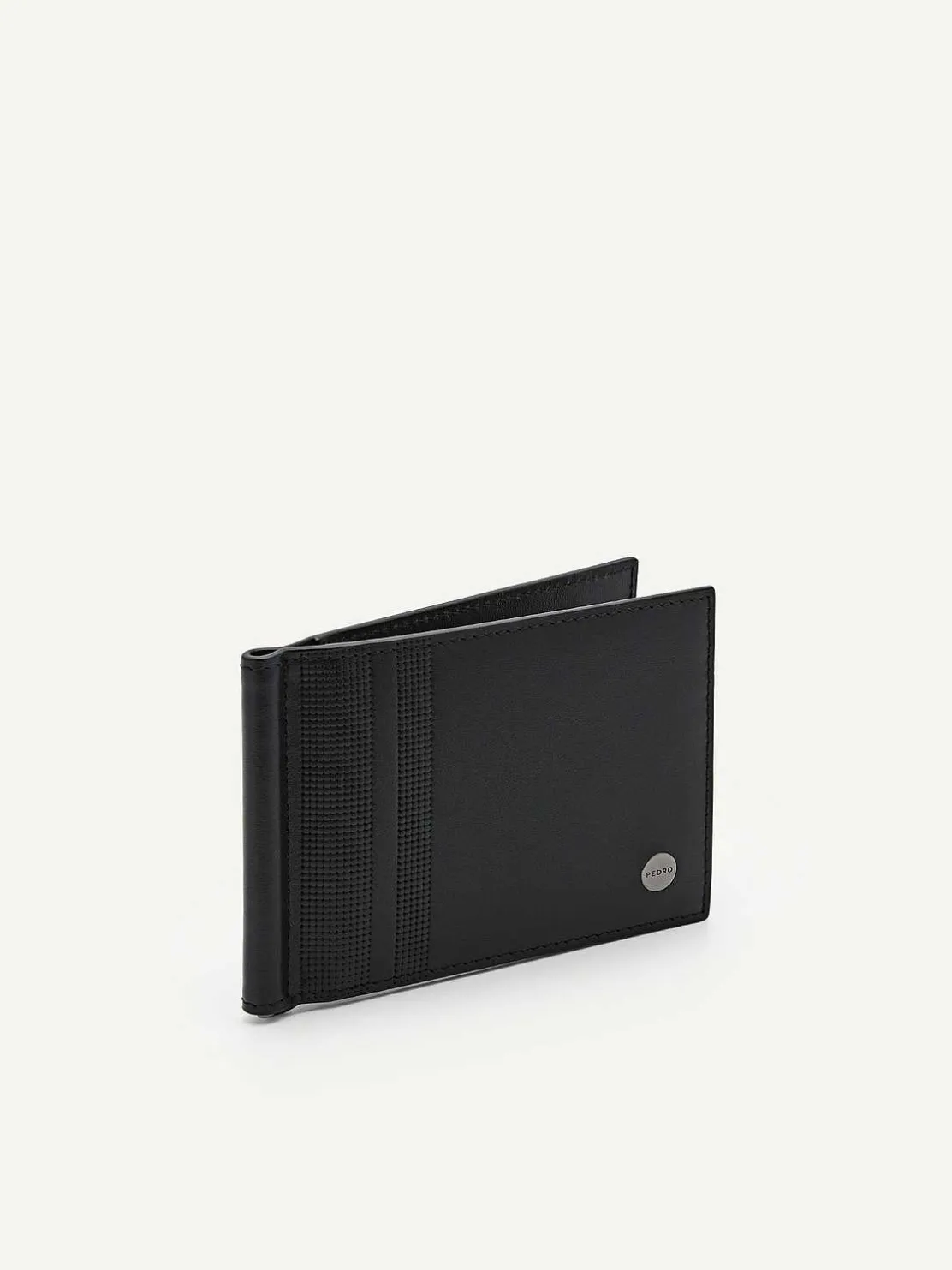 Oliver Leather Bi-Fold Card Holder With Money Clip