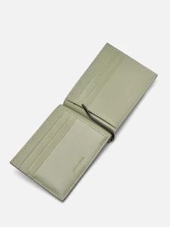 Oliver Leather Bi-Fold Card Holder With Money Clip