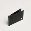 Oliver Leather Bi-Fold Money Clip Cardholder