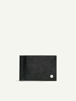 Oliver Leather Bi-Fold Money Clip Cardholder