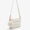 Padded Pouch With Fur Charm
