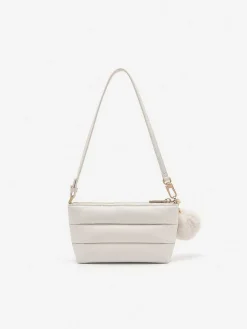 Padded Pouch With Fur Charm