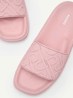 Pedro Icon Embossed Slide Sandals