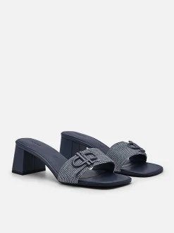 Pedro Icon Fabric Heel Sandals