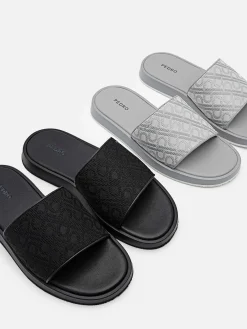 Pedro Icon Jacquard Slide Sandals