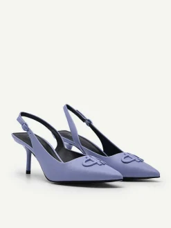 Pedro Icon Leather Pointed Slingback Pumps