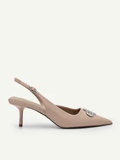Pedro Icon Leather Slingback Pumps