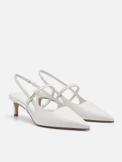 Pedro Studio Amerie Leather Heel Pumps
