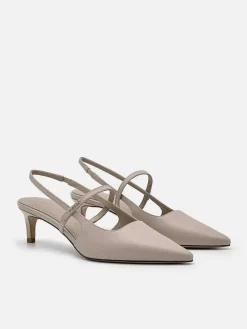 Pedro Studio Amerie Leather Heel Pumps