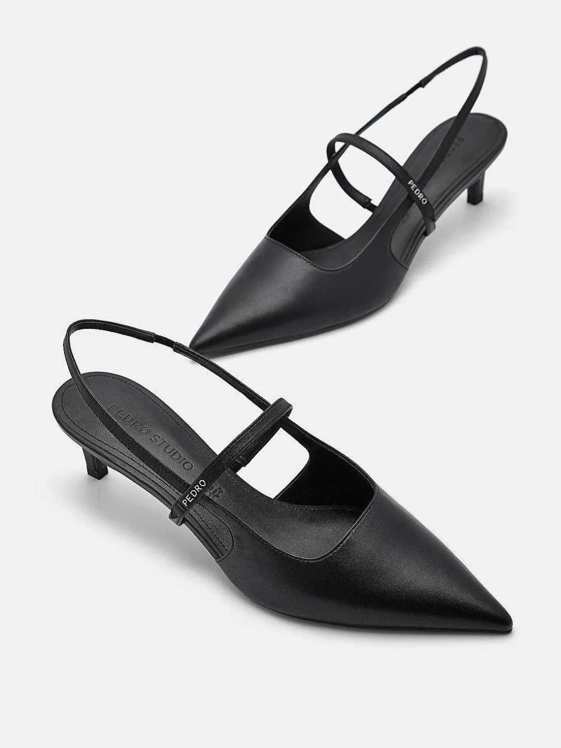 Pedro Studio Amerie Leather Heel Pumps