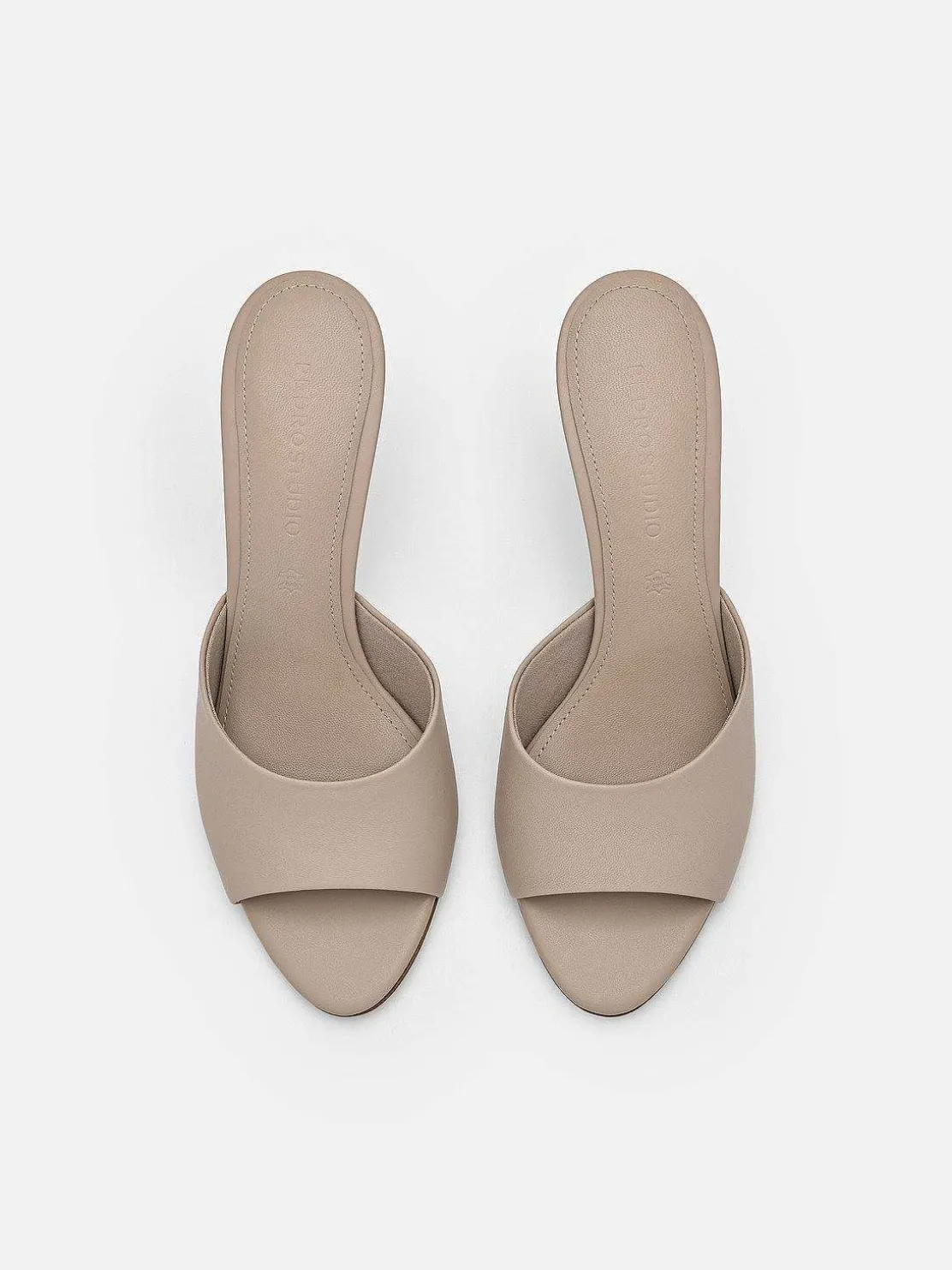 Pedro Studio Ashley Leather Heel Sandals