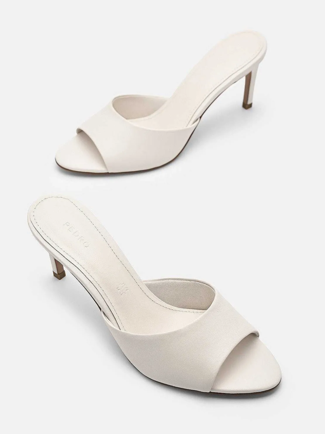 Pedro Studio Ashley Leather Heel Sandals