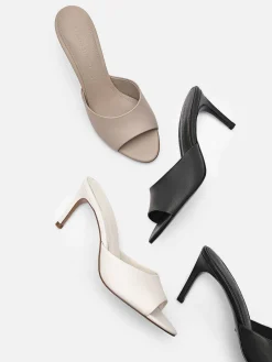 Pedro Studio Ashley Leather Heel Sandals