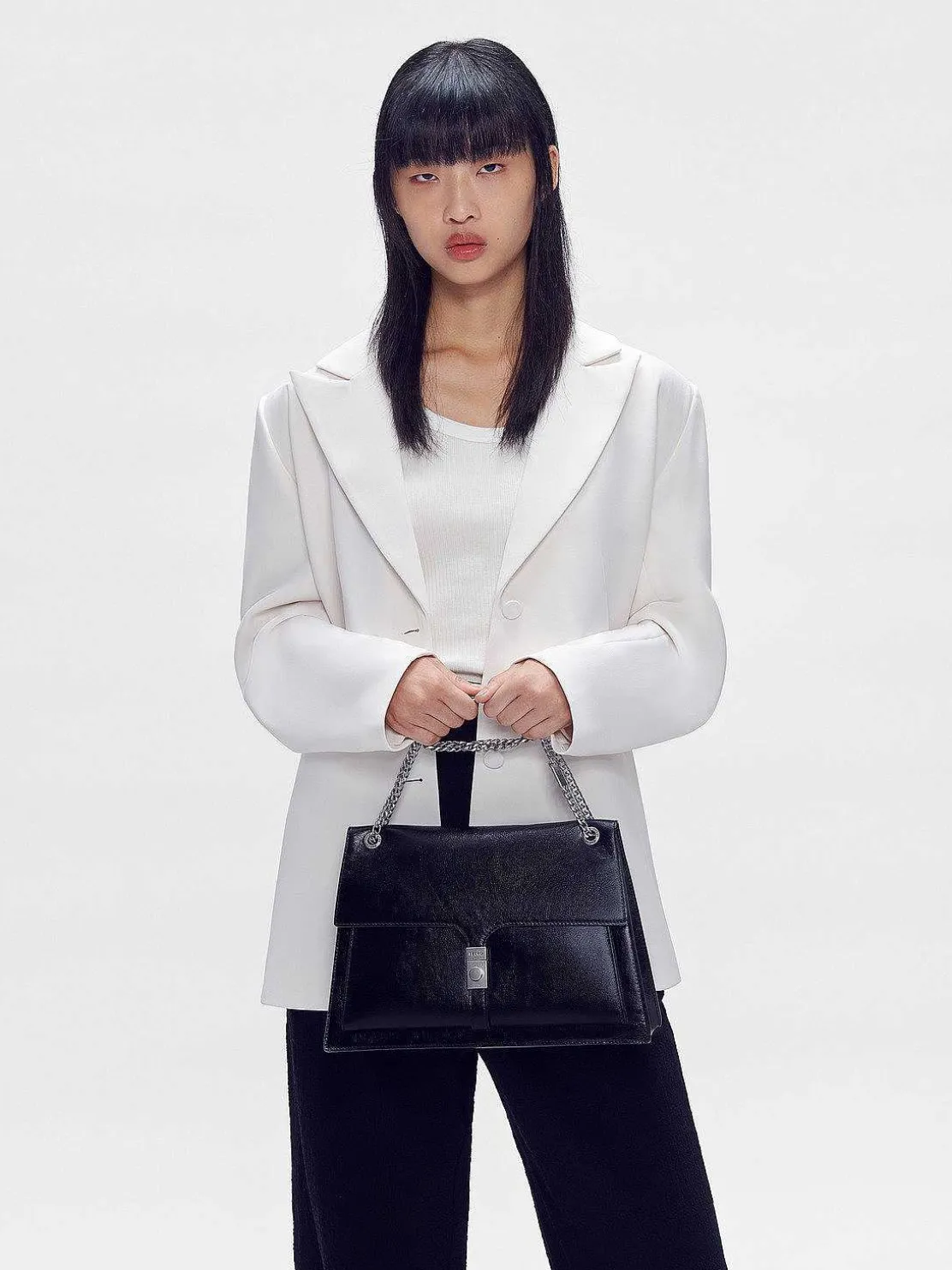 Pedro Studio Farida Leather Shoulder Bag