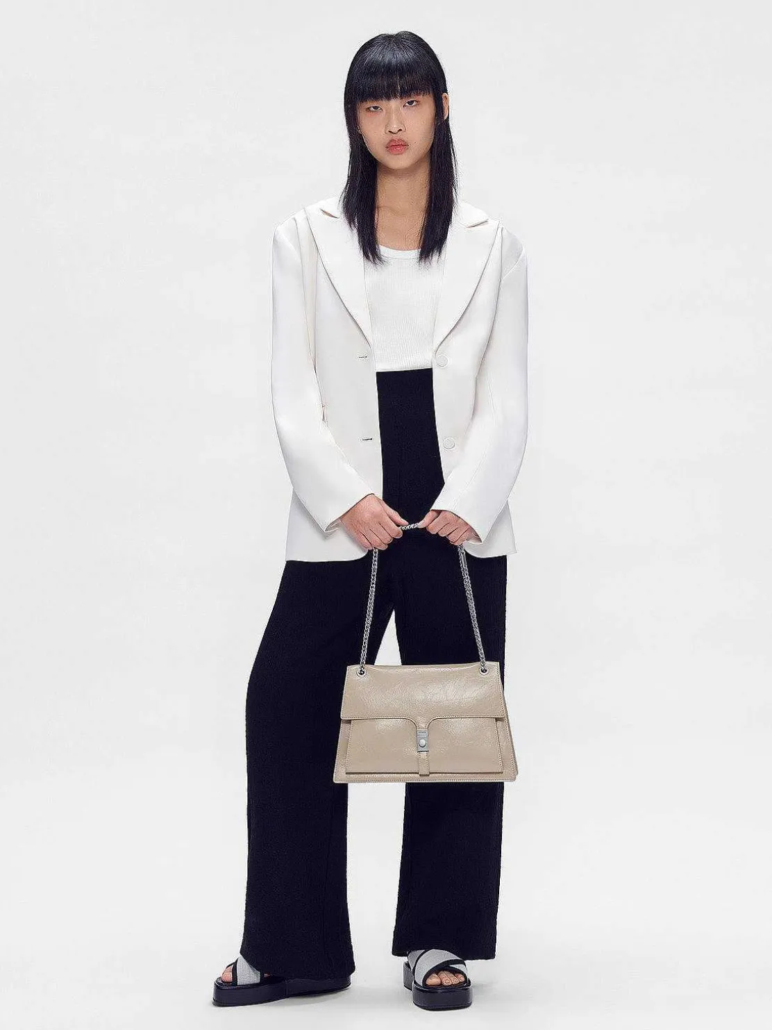 Pedro Studio Farida Leather Shoulder Bag