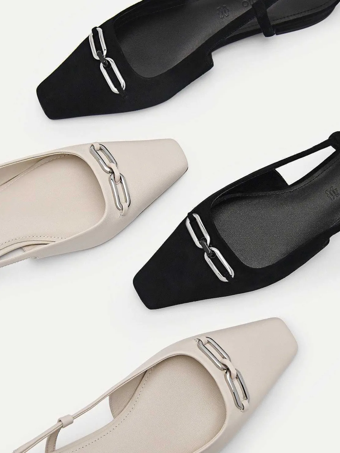 Pedro Studio Kate Leather Ballerina Flats