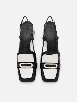 Pedro Studio Leather Heel Pumps