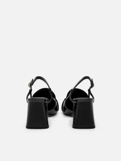 Pedro Studio Leather Heel Pumps
