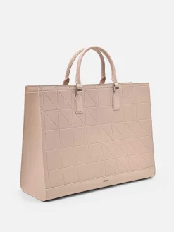 Pedro Studio Leather Pixel Tote Bag