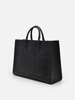 Pedro Studio Leather Pixel Tote Bag