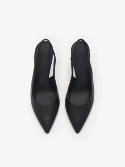 Pedro Studio Liza Leather Slingback Pumps