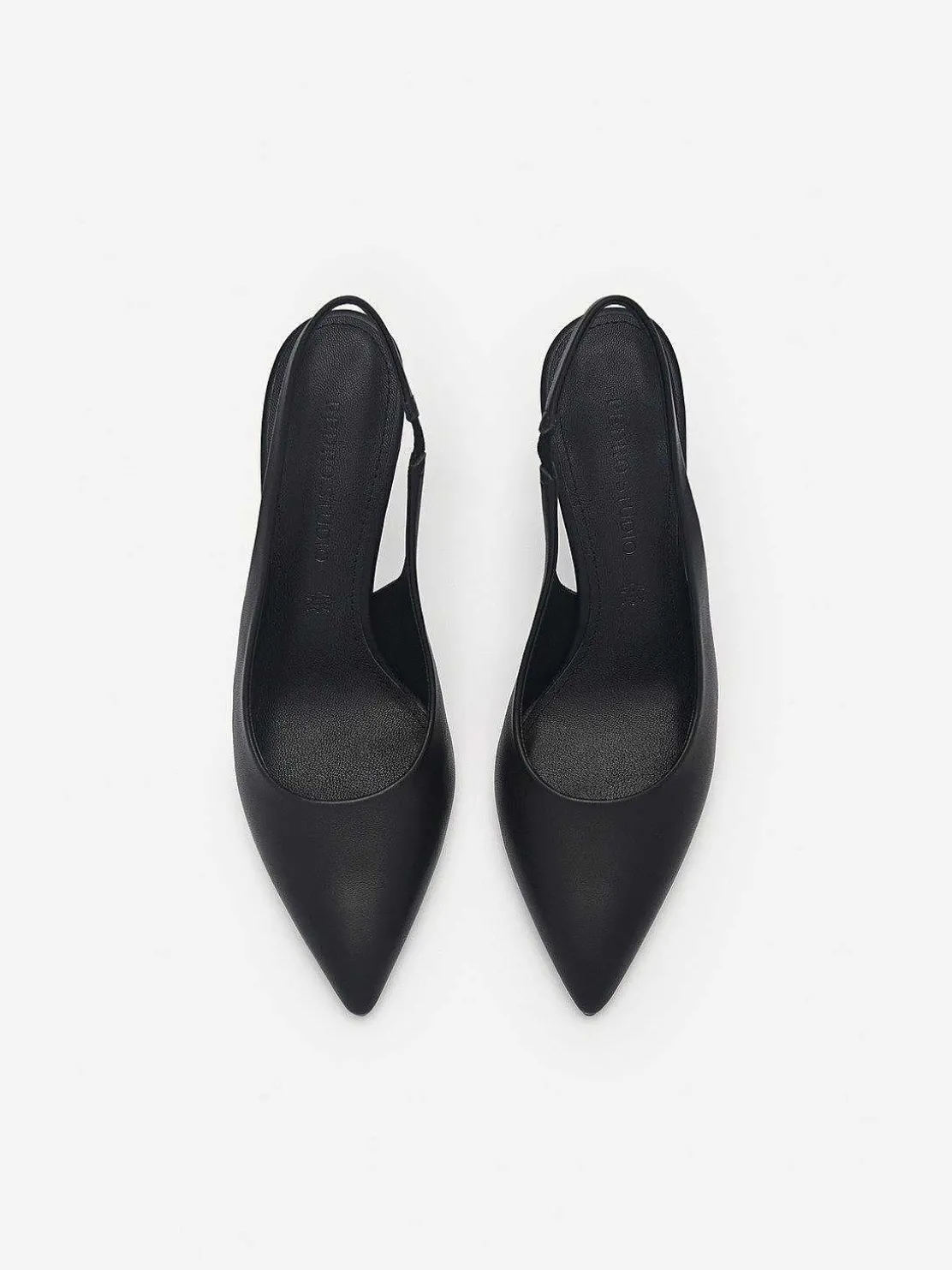 Pedro Studio Liza Leather Slingback Pumps