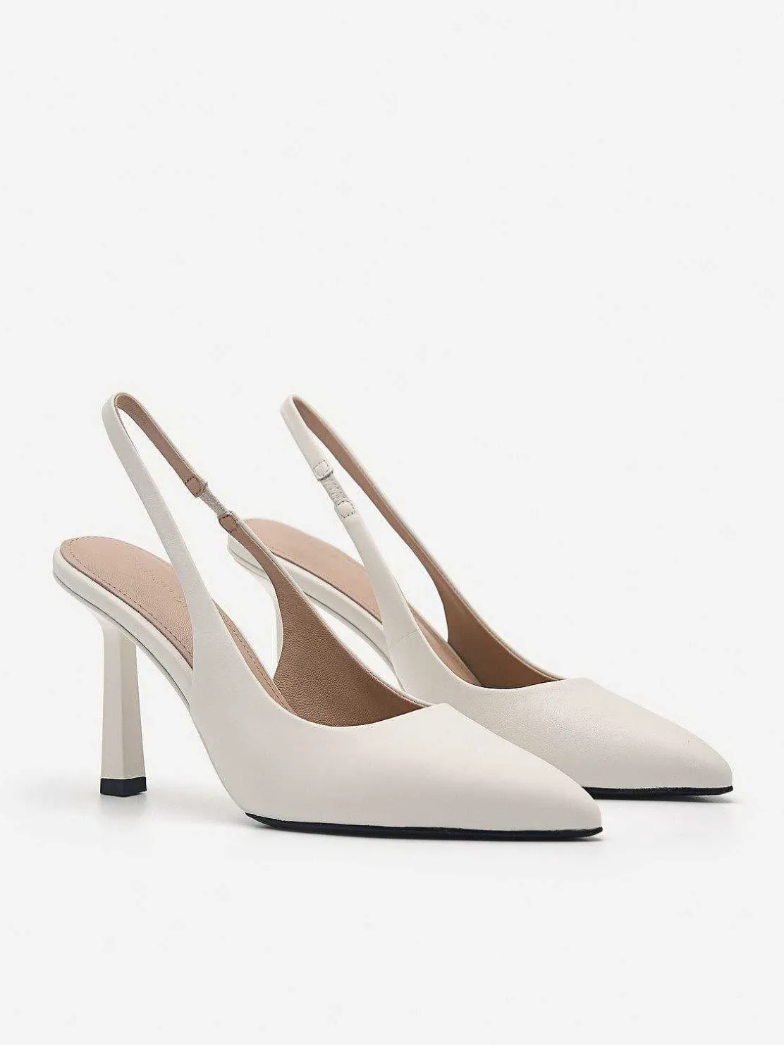 Pedro Studio Liza Leather Slingback Pumps