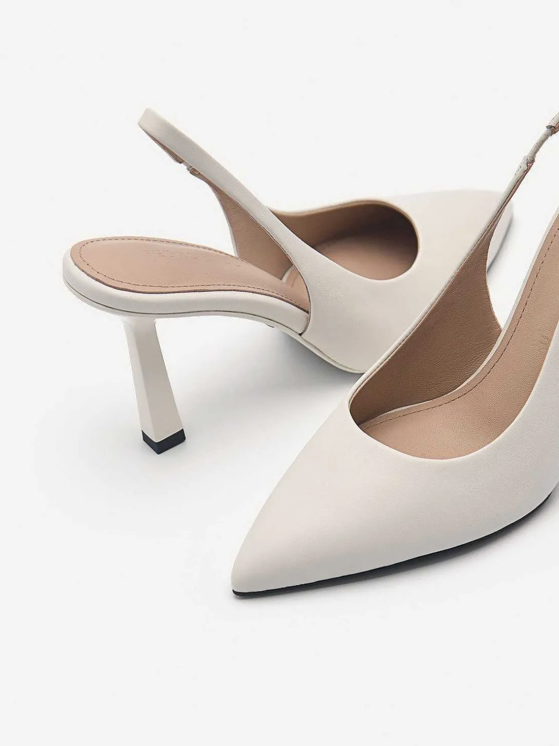 Pedro Studio Liza Leather Slingback Pumps