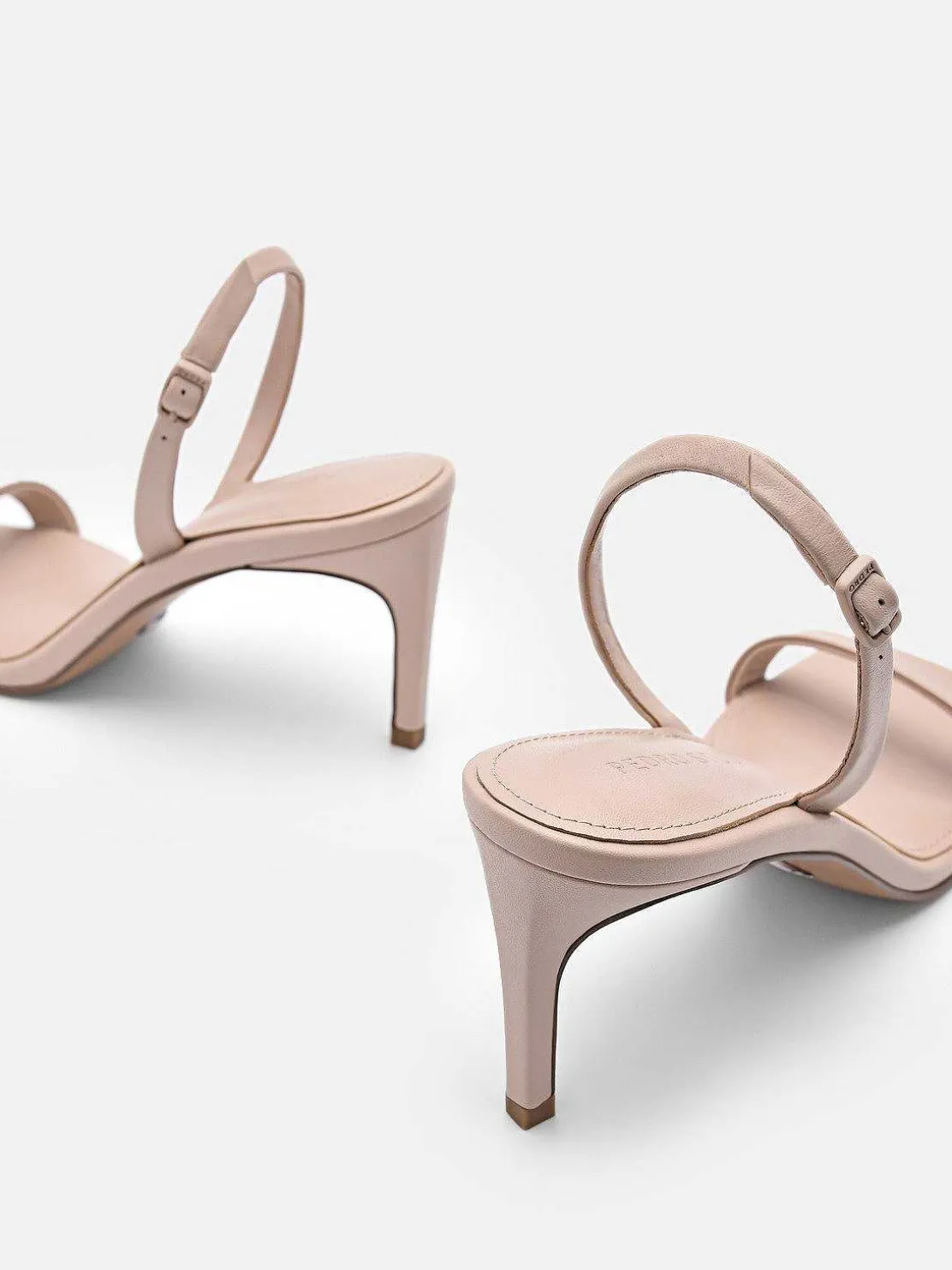 Pedro Studio Mel Leather Heel Sandals