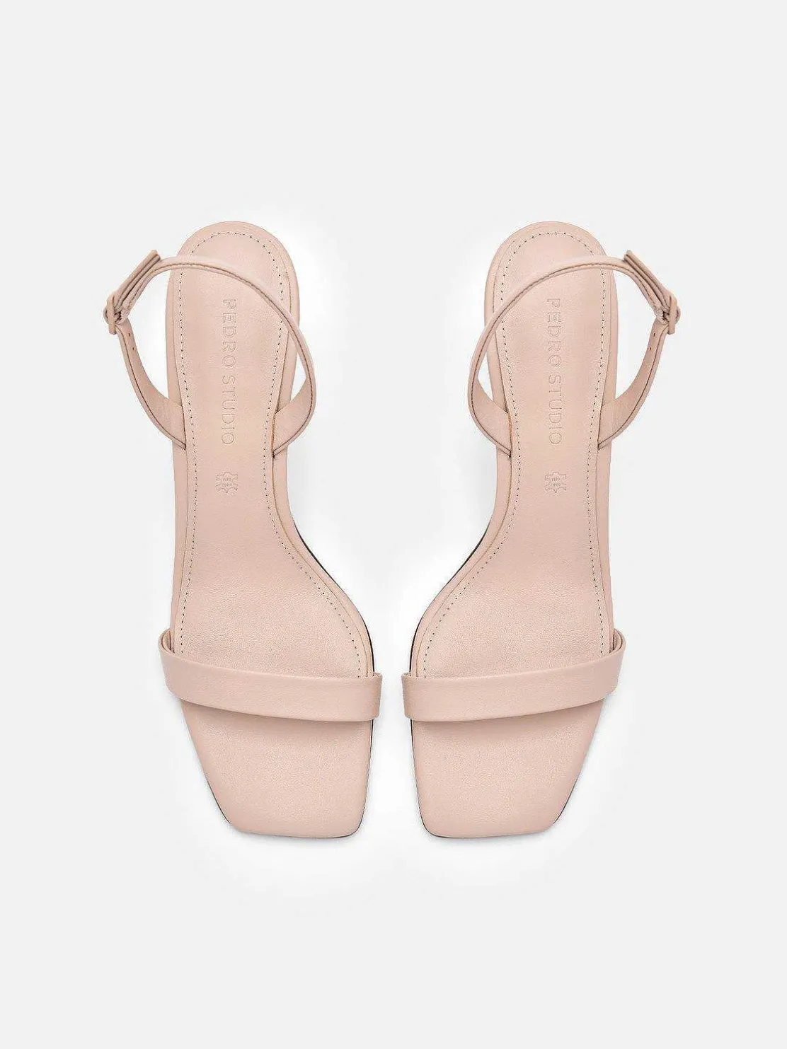 Pedro Studio Mel Leather Heel Sandals