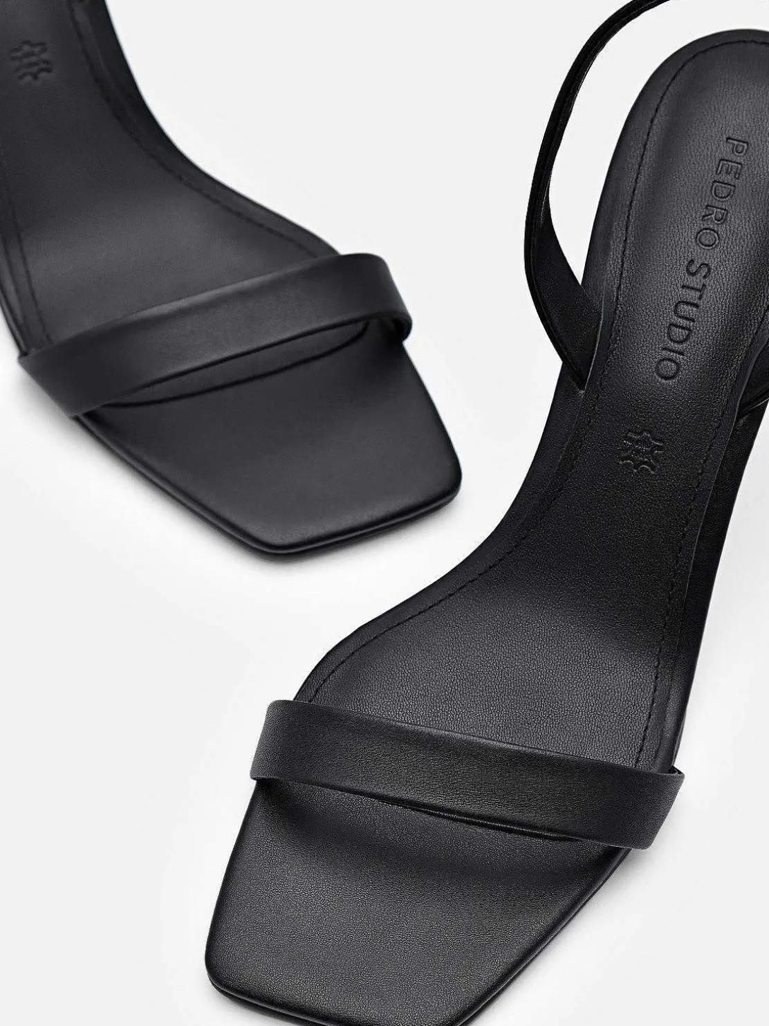 Pedro Studio Mel Leather Heel Sandals
