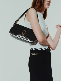 Pedro Studio Rift Leather Shoulder Bag